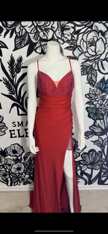 Azure: Red A8034 Size 10