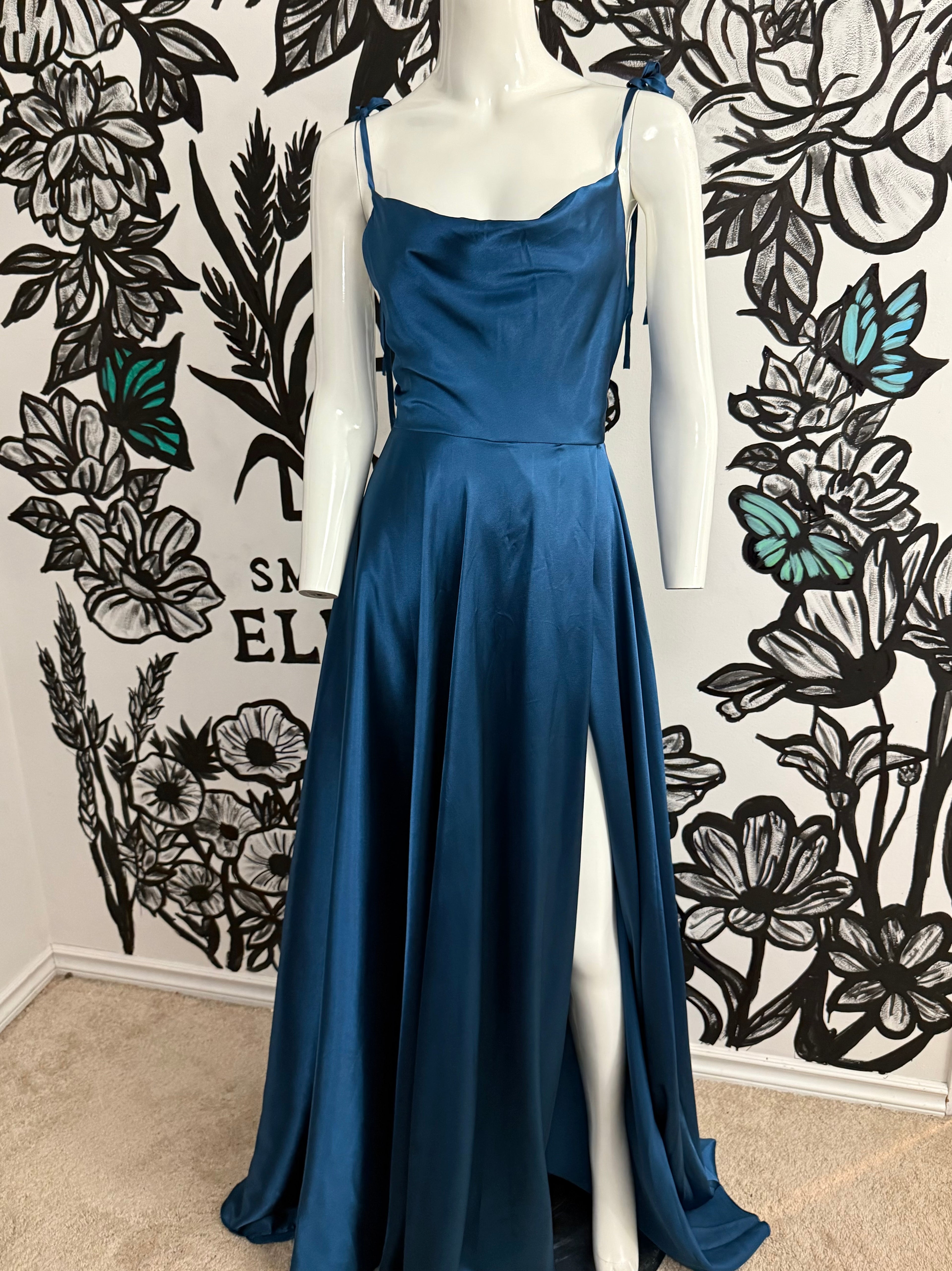Harlow Blue Gown