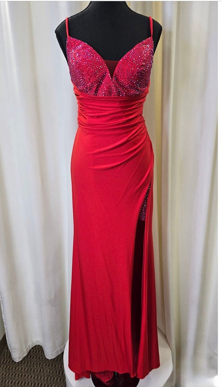 Azure: Red A8034 Size 10