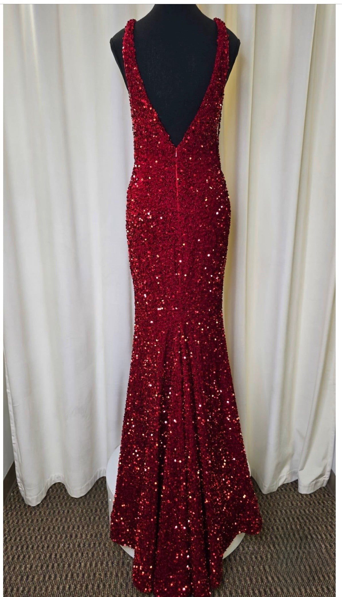 Amarra Red 88567 Size 4